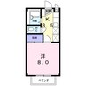 ラスターポイントＰａｒｔⅡ 1Kの間取り