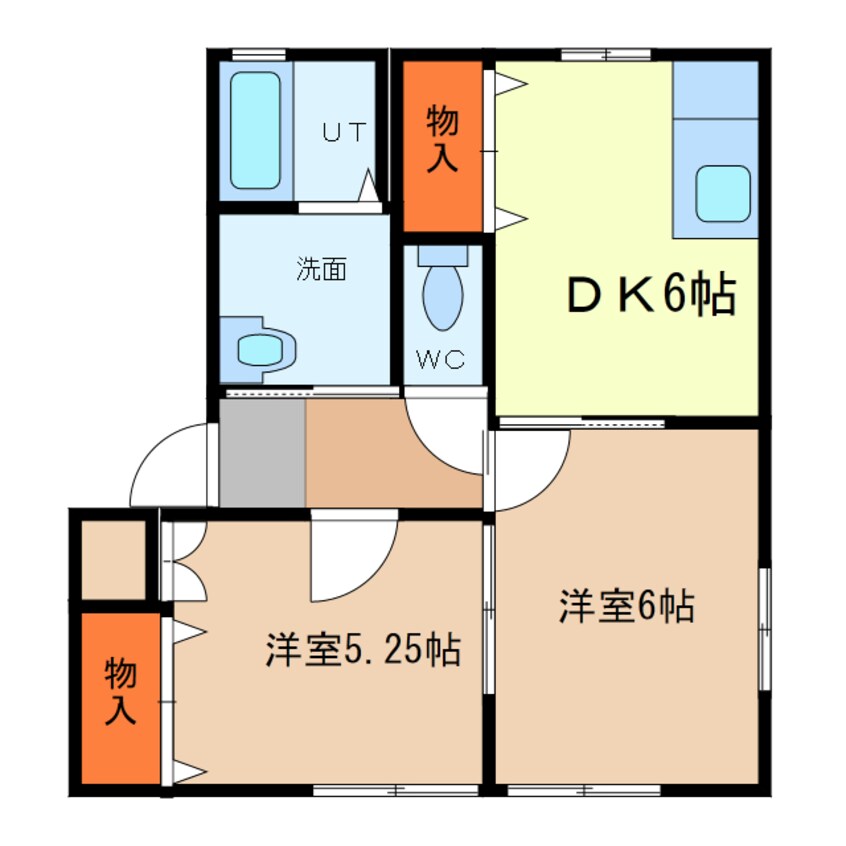 間取図 ベルフラットC