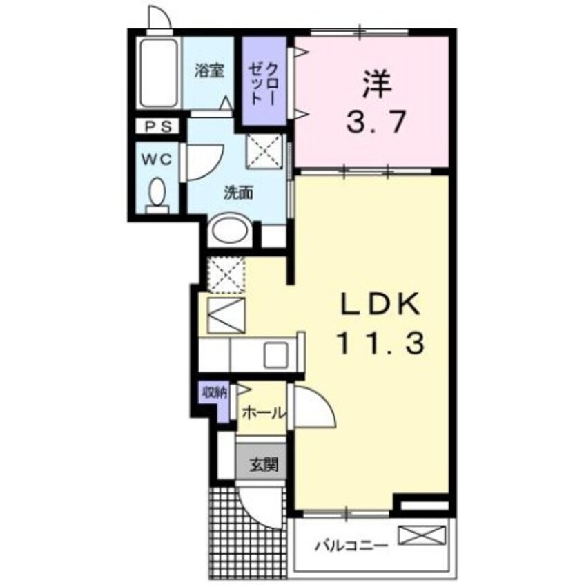 間取図 エスタシオンⅡ