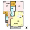 レジデンス・セレッソ 2LDKの間取り
