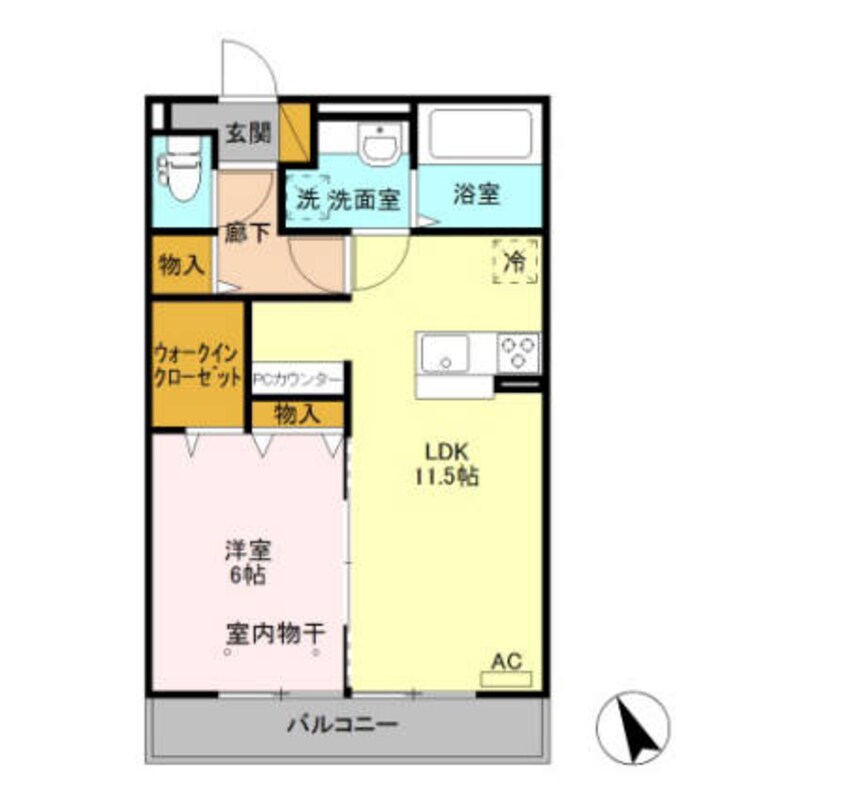 間取図 ディアコート