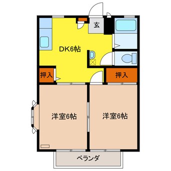 間取図 アメニティハイツ