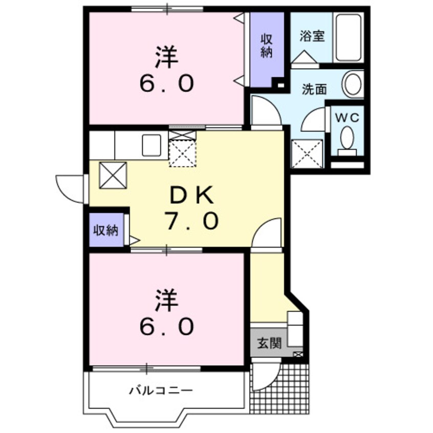 間取図 ヴィラフォーレ