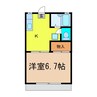 ドリームコートA 1Kの間取り