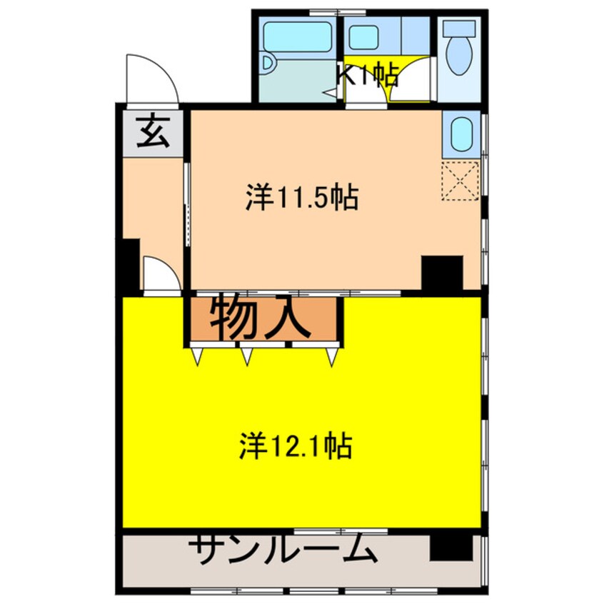 間取図 スターハイツ