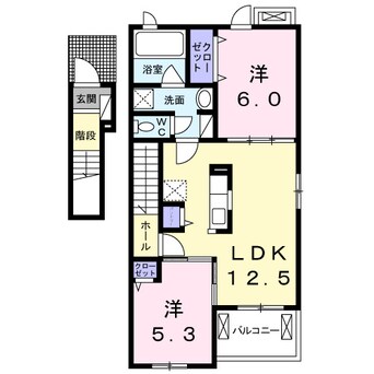 間取図 カーサ・ドマーニＢ