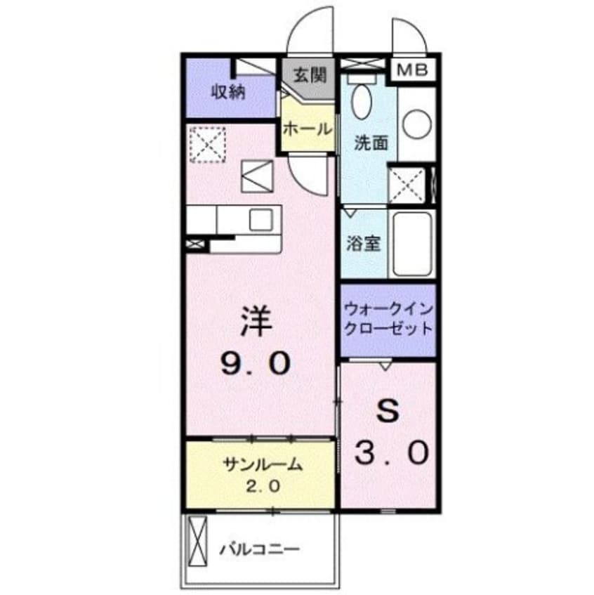 間取図 ヴィ・アモーレ