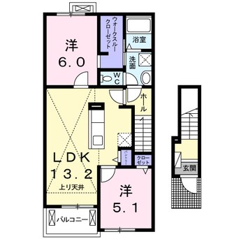 間取図 ビオーラ喜沢Ⅳ