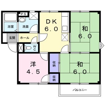 間取図 グランドシティ白樺Ⅱ