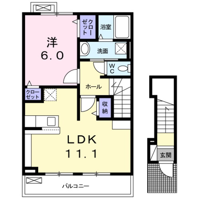 間取図 フォレストＨＩＲＯ