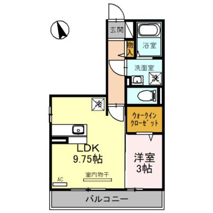 間取図 ピュアオール Ⅲ