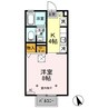 Ｓスクエア Ⅰ 1Kの間取り