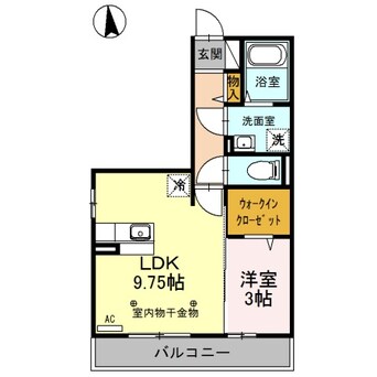 間取図 ピュアオール Ⅲ