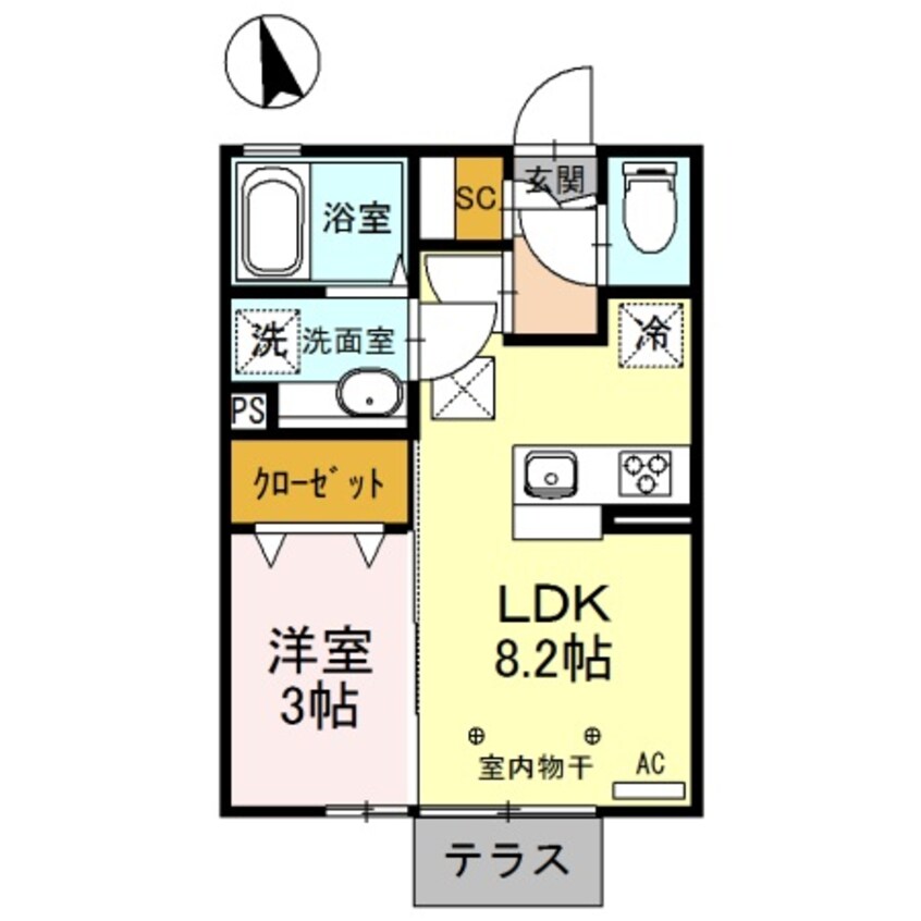 間取図 さくら Ａ