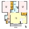 晄颯 弐 2LDKの間取り
