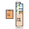 プレジデントハイツ 1Kの間取り