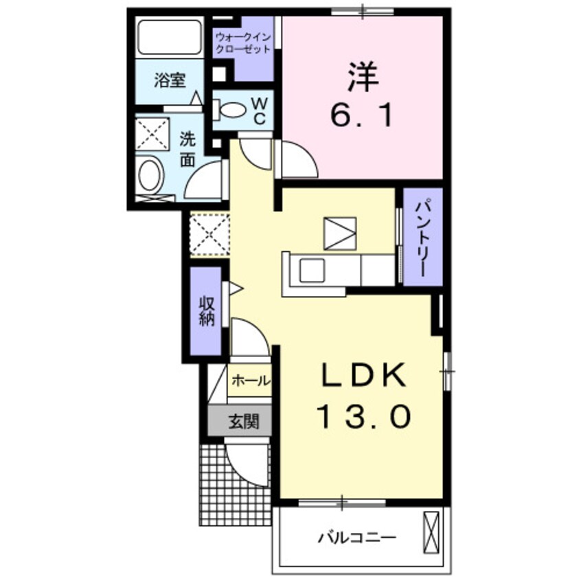 間取図 ヴェガ　ユウキⅡ