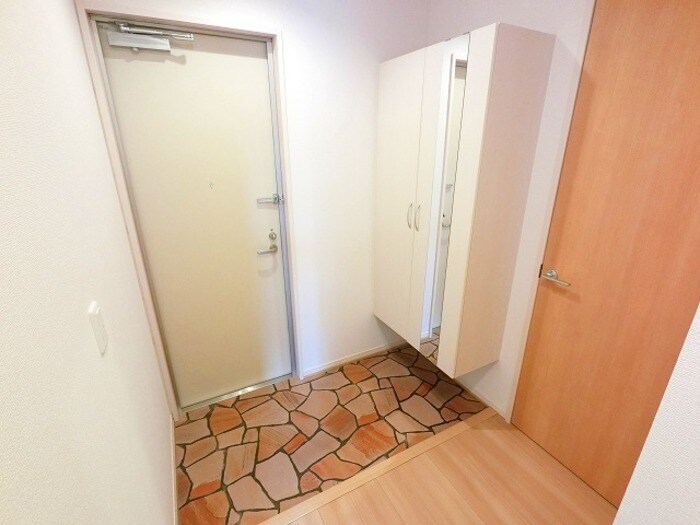 鏡付きシューズボックス ラ・ポーテＡ