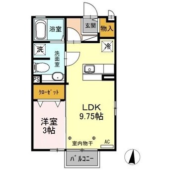 間取図 モナリエ御幸本町