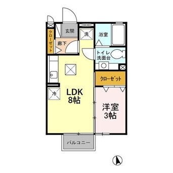 間取図 サニーウェル Ｂ