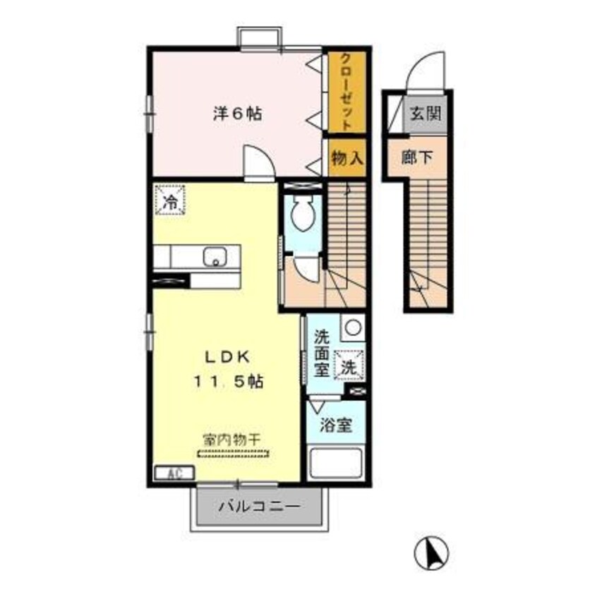 間取図 リベルテ Ｂ