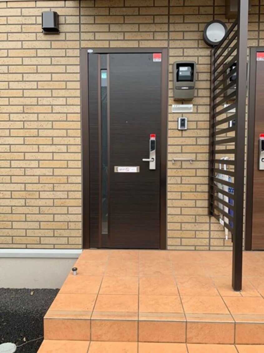 玄関前 コーポ田村№1