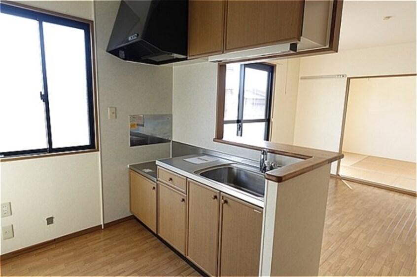 対面キッチン（上部収納棚付き） ヴェル・ソール Ｂ