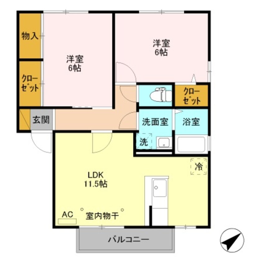 間取図 エスペランサ Ｄ