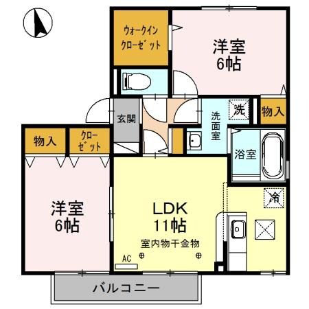 間取り図 プレアデス･コート Ｃ