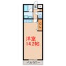ライトメロウ 1Kの間取り