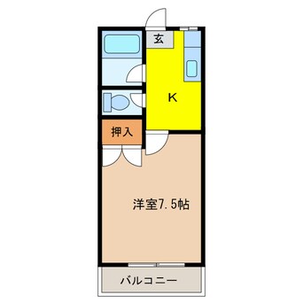 間取図 シマハイツ