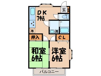 間取図 村山コーポA