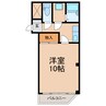 コーポジュン 1Kの間取り