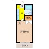 メゾンドアーヌ 1Kの間取り