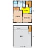 元今泉１丁目戸建 2Kの間取り