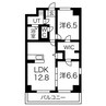 S-FORT宇都宮南大通り 2LDKの間取り