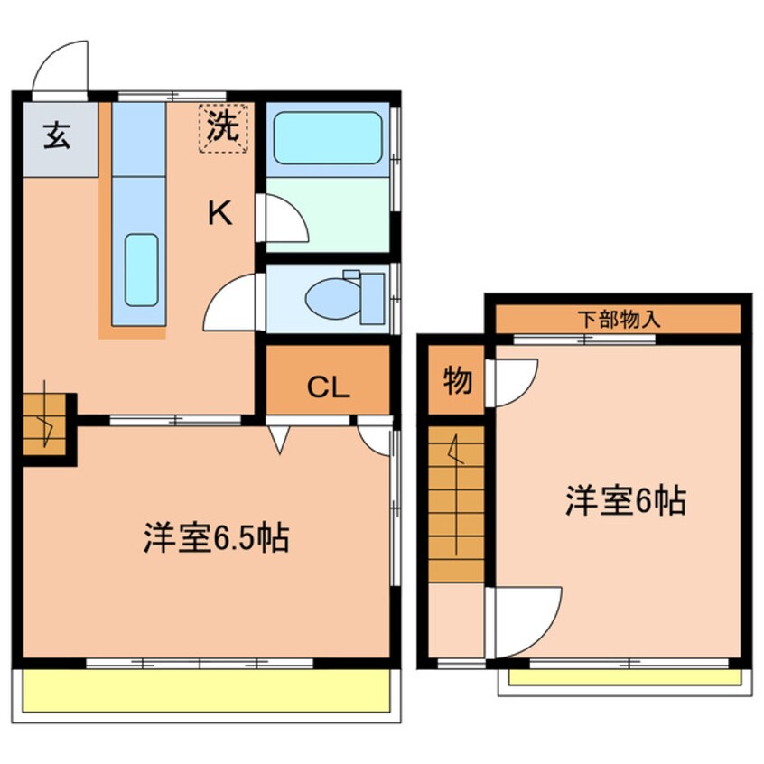 間取図 タマダハイツA