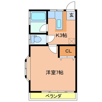 間取図 タマダハイツA