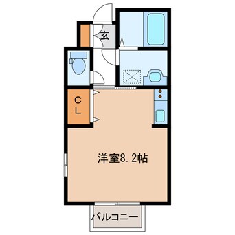 間取図 クレストV峰A