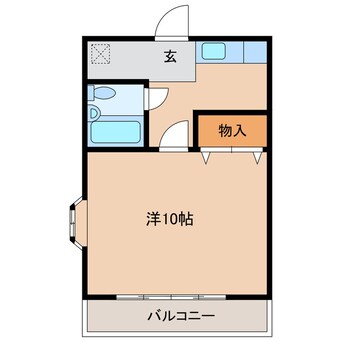 間取図 コーポ穂喜Ⅱ