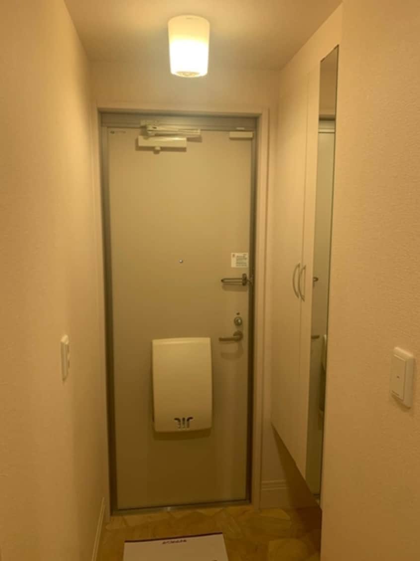 鏡付きシューズボックス ブルーム