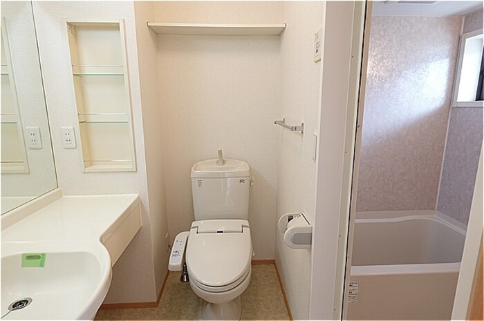 温水洗浄暖房便座のトイレ プレジール松原 Ｂ