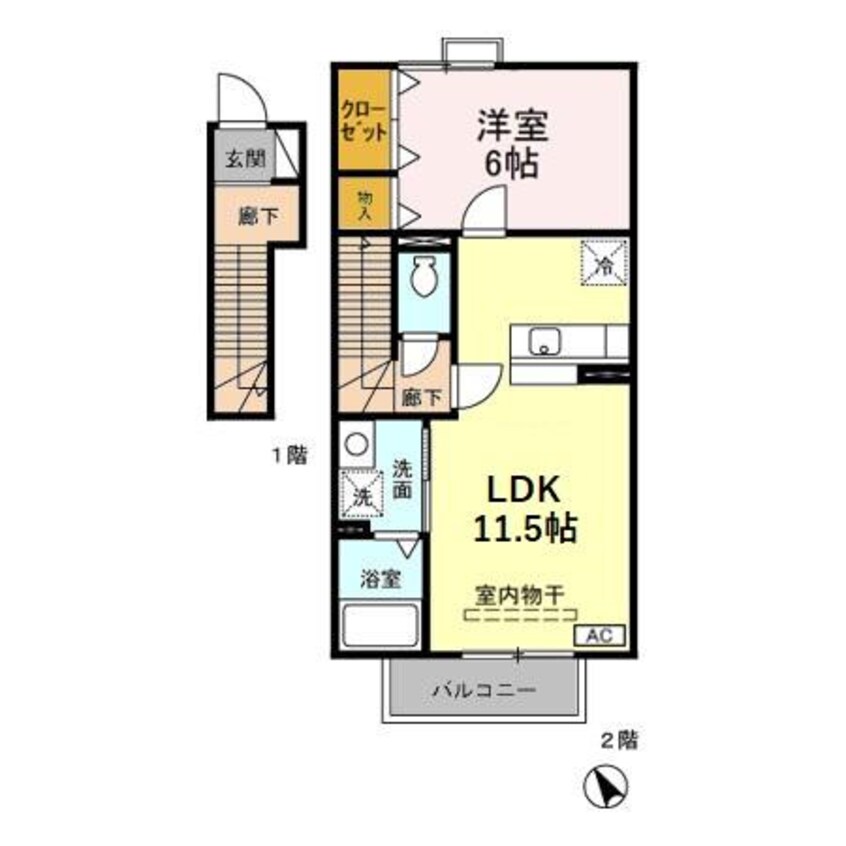 間取図 グリーンハイツ
