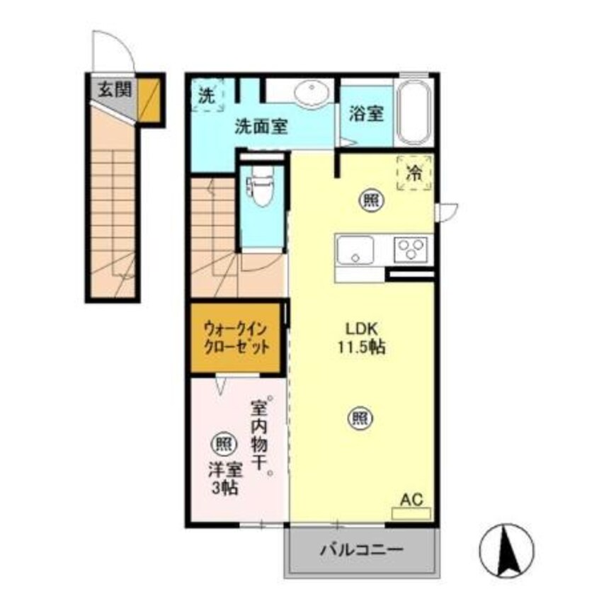 間取図 クレインⅠ