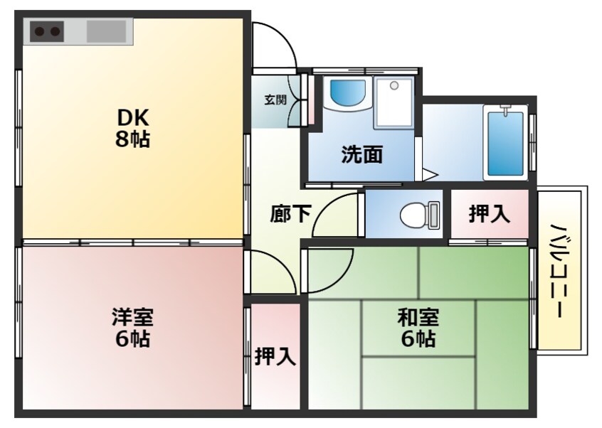 間取図 第３ひさごハイツＡ棟