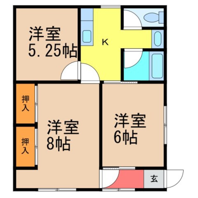 間取図 フォレスト宇都宮