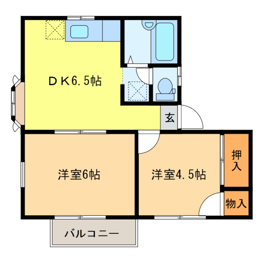 間取図 昇竜コーポ