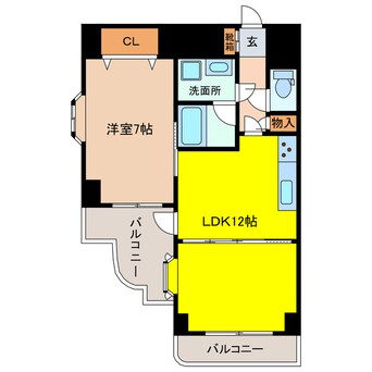 間取図 東口ハイツ