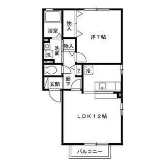 間取図 サニーウッド Ｂ