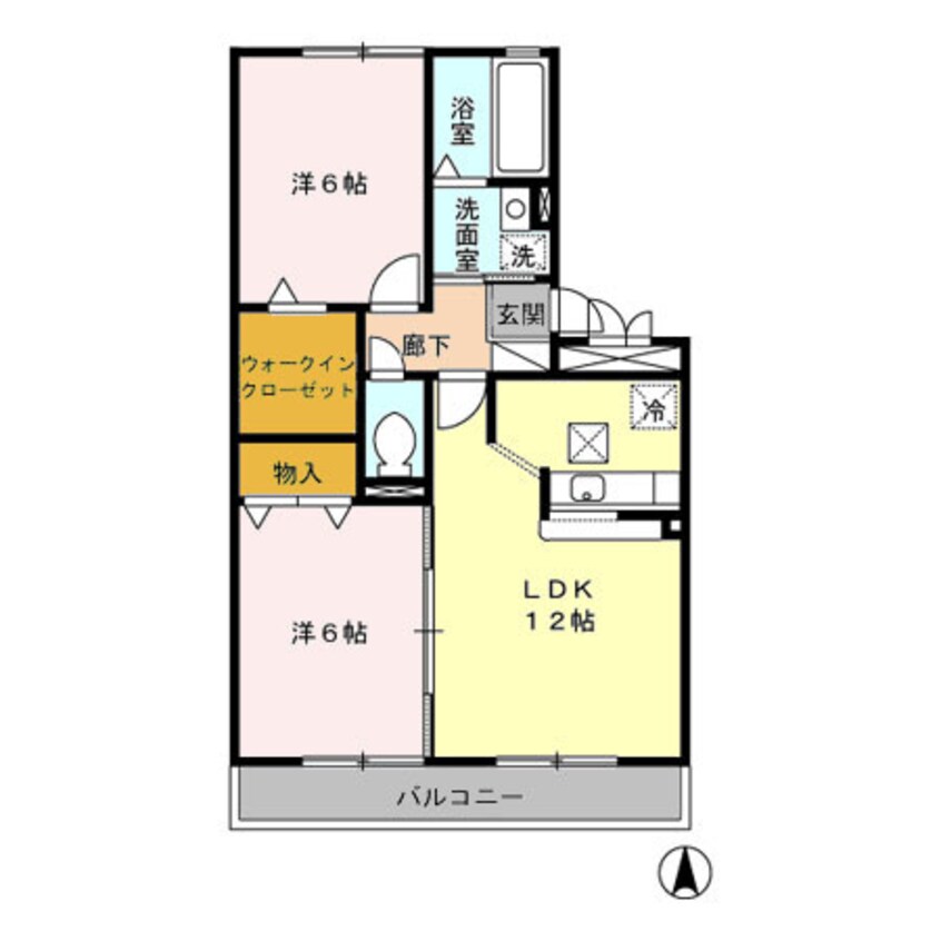 間取図 グレイスコート Ⅱ